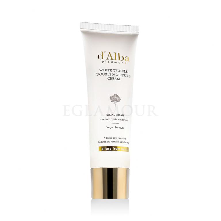 d'Alba White Truffle Double Moisture Cream Krem do twarzy na dzień dla kobiet 60 ml