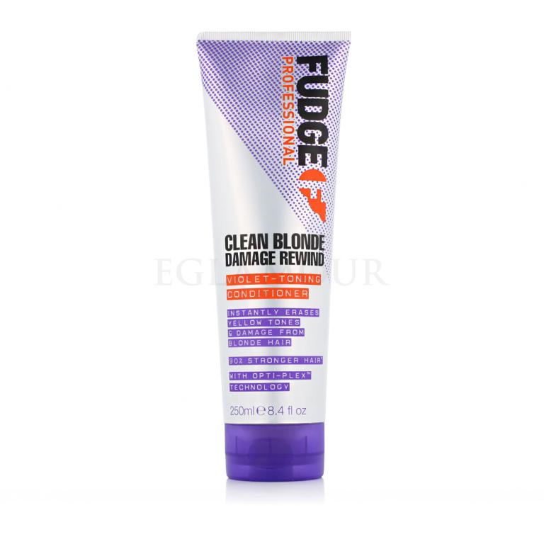 Fudge Professional Clean Blonde Damage Rewind Violet-Toning Conditioner Odżywka 250 ml