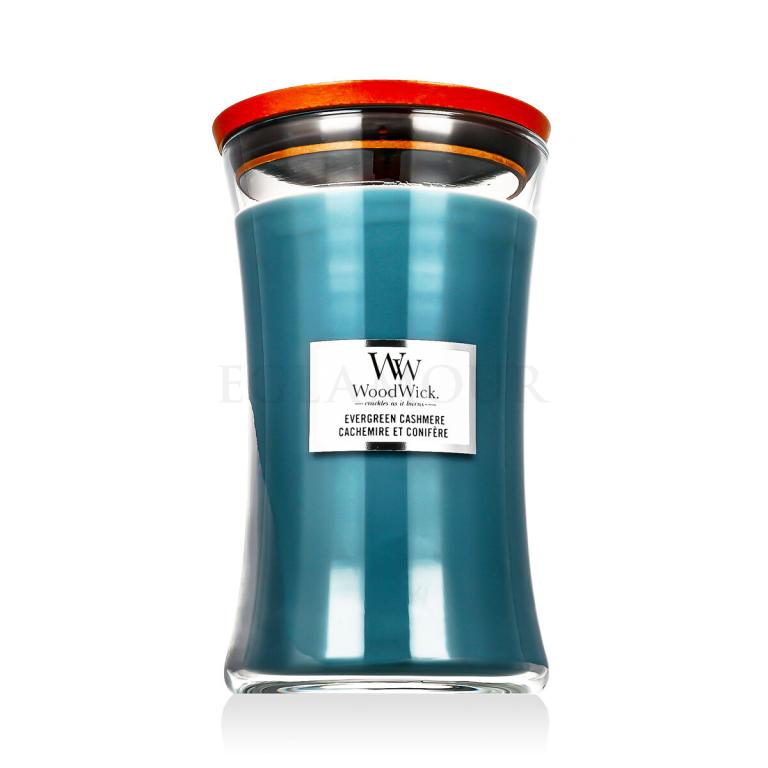 WoodWick Evergreen Cashmere Świeczka zapachowa 609,5 g