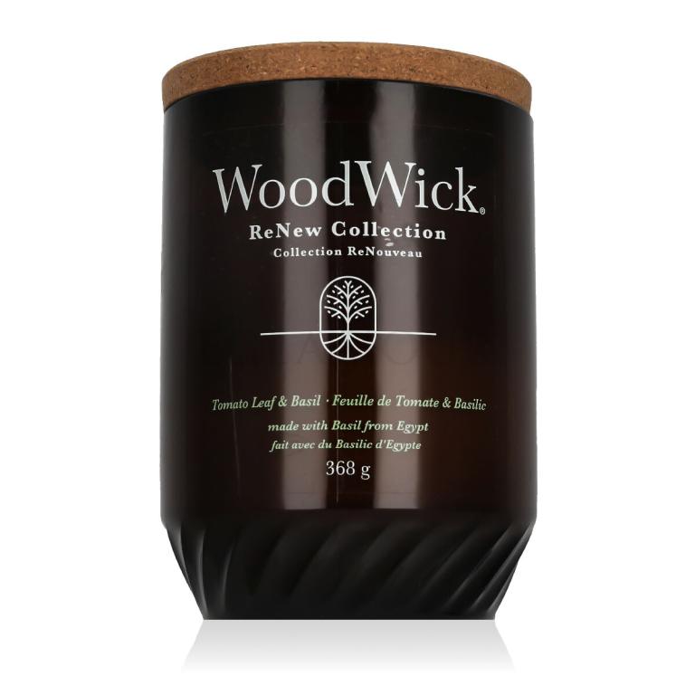 WoodWick ReNew Collection Tomato Leaf &amp; Basil Świeczka zapachowa 368 g