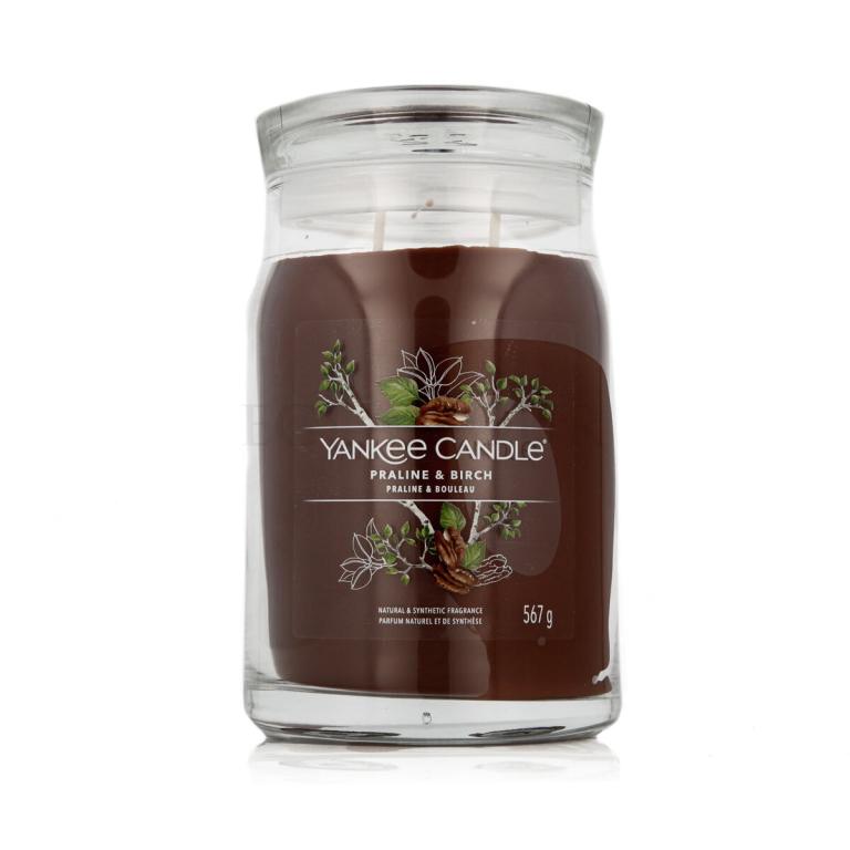 Yankee Candle Signature Praline &amp; Birch Świeczka zapachowa 567 g