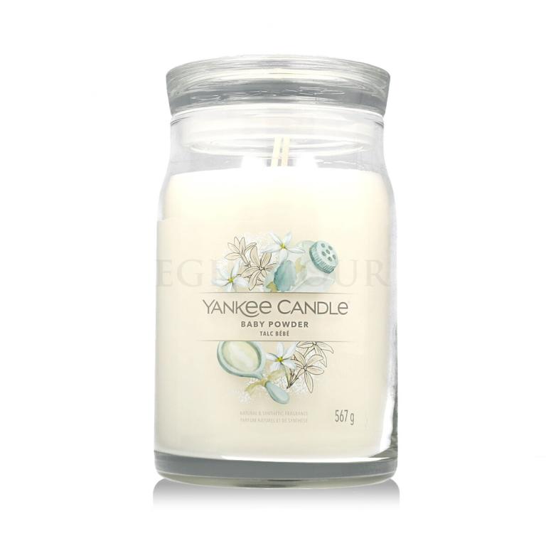 Yankee Candle Signature Baby Powder Świeczka zapachowa 567 g