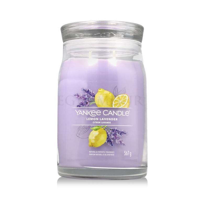 Yankee Candle Signature Lemon Lavender Świeczka zapachowa 567 g