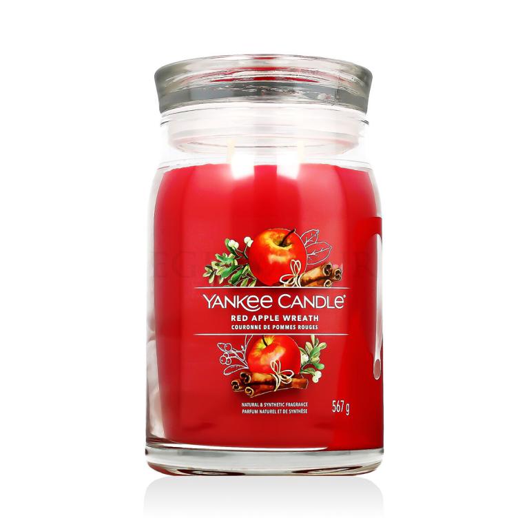 Yankee Candle Signature Red Apple Wreath Świeczka zapachowa 567 g