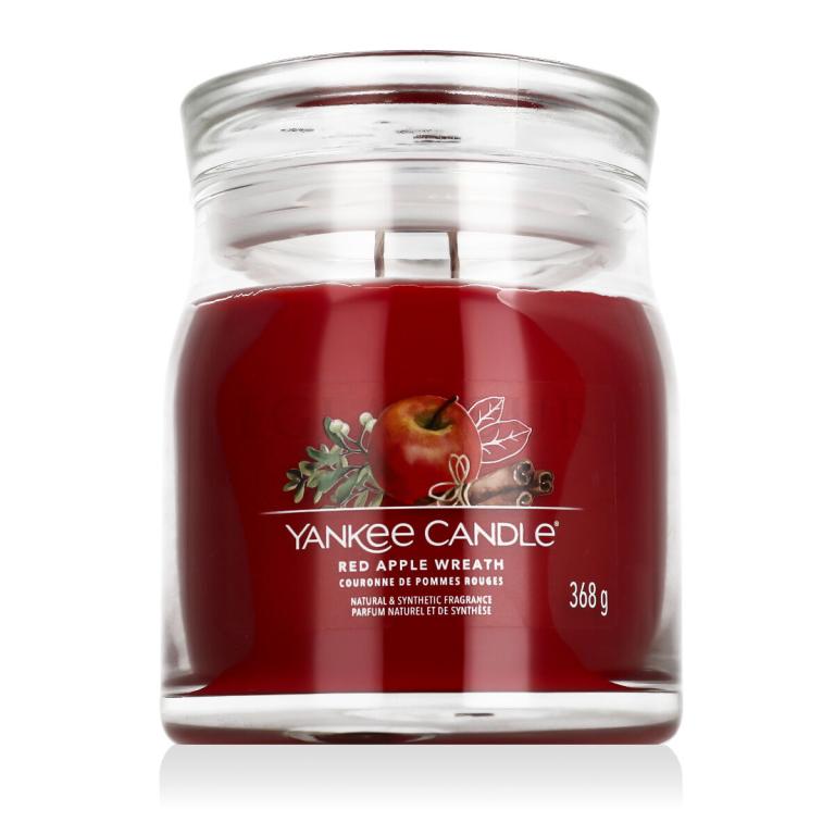 Yankee Candle Signature Red Apple Wreath Świeczka zapachowa 368 g