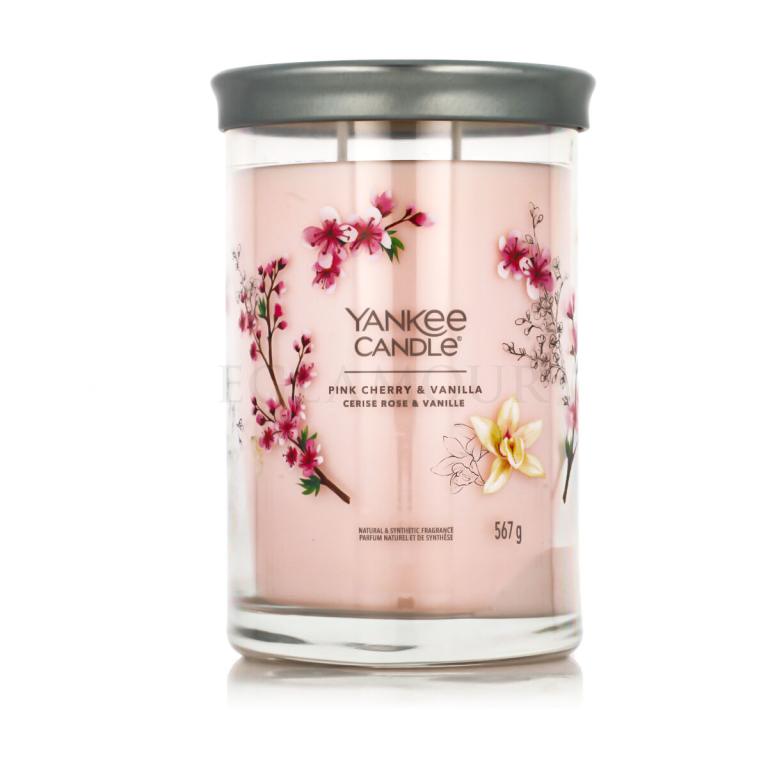 Yankee Candle Signature Pink Cherry &amp; Vanilla Tumbler Świeczka zapachowa 567 g