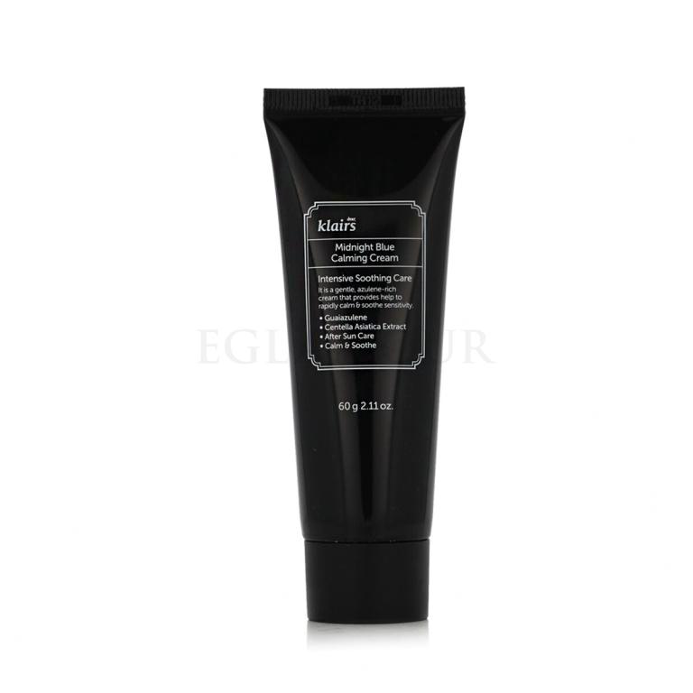 Dear, Klairs Midnight Blue Calming Cream Krem do twarzy na dzień 60 ml