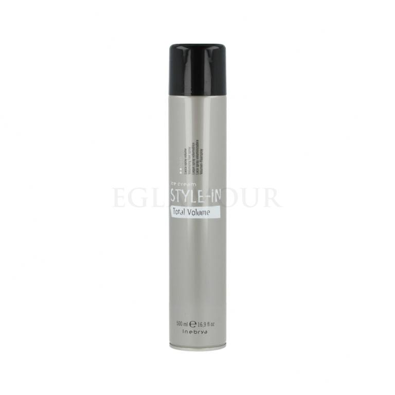 Inebrya Style-In Ice Cream Total Volume Spray Lakier do włosów 500 ml