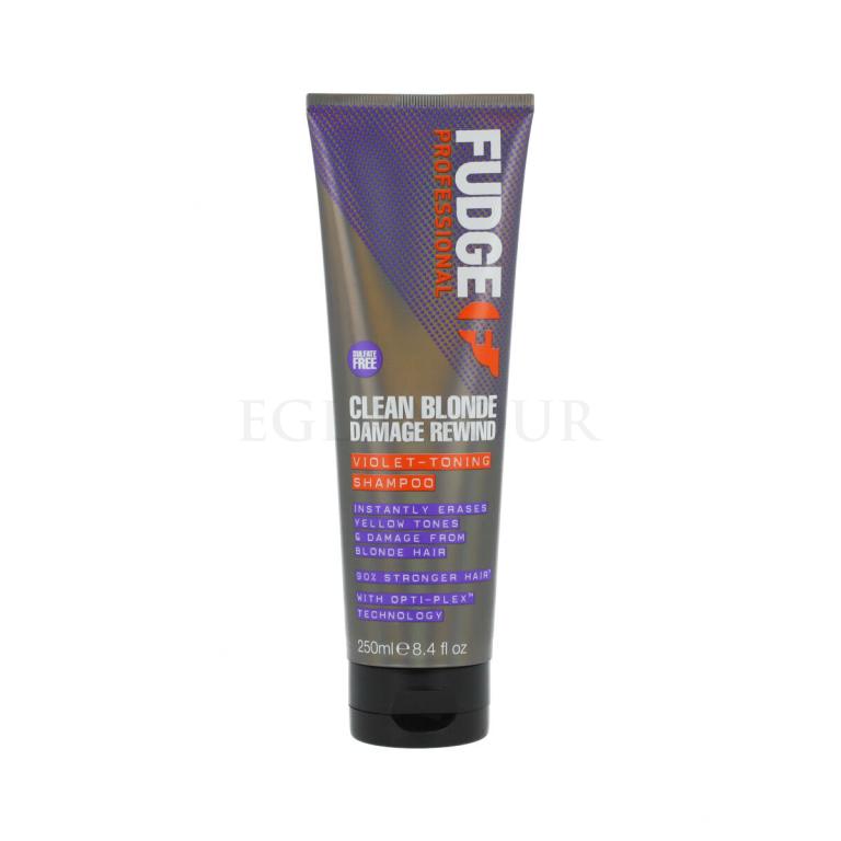 Fudge Professional Clean Blonde Damage Rewind Violet-Toning Shampoo Szampon do włosów 250 ml