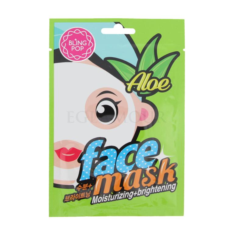 Bling Pop Face Mask Aloe Moisturizing + Brightening Maseczka do twarzy 20 ml