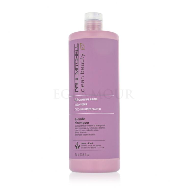 Paul Mitchell Clean Beauty Color Protect Blonde Shampoo Szampon do włosów dla kobiet 1000 ml