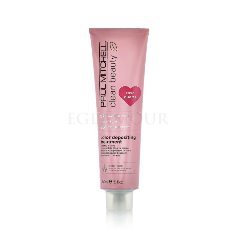 Paul Mitchell Clean Beauty Color Protect Color Depositing Treatment Maska do włosów dla kobiet 150 ml Odcień Rose Quartz