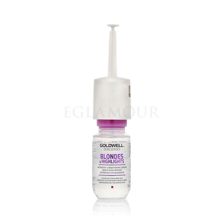 Goldwell Dualsenses Blondes &amp; Highlights Intensive Conditioning Serum Serum do włosów dla kobiet 12x18 ml