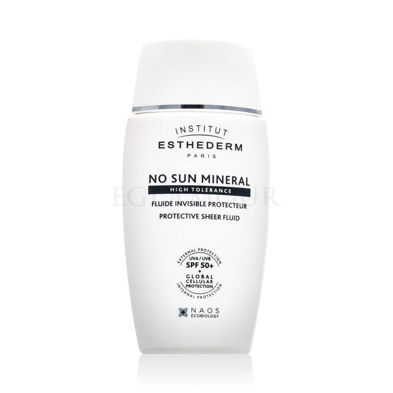 Institut Esthederm No Sun Mineral Protective Sheer Fluid SPF50+ Preparat do opalania twarzy 40 ml