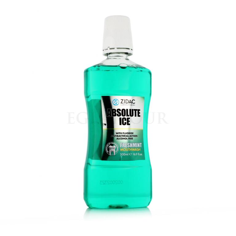Zidac Laboratories Absolute Ice Freshmint Mouthwash Płyn do płukania ust 500 ml