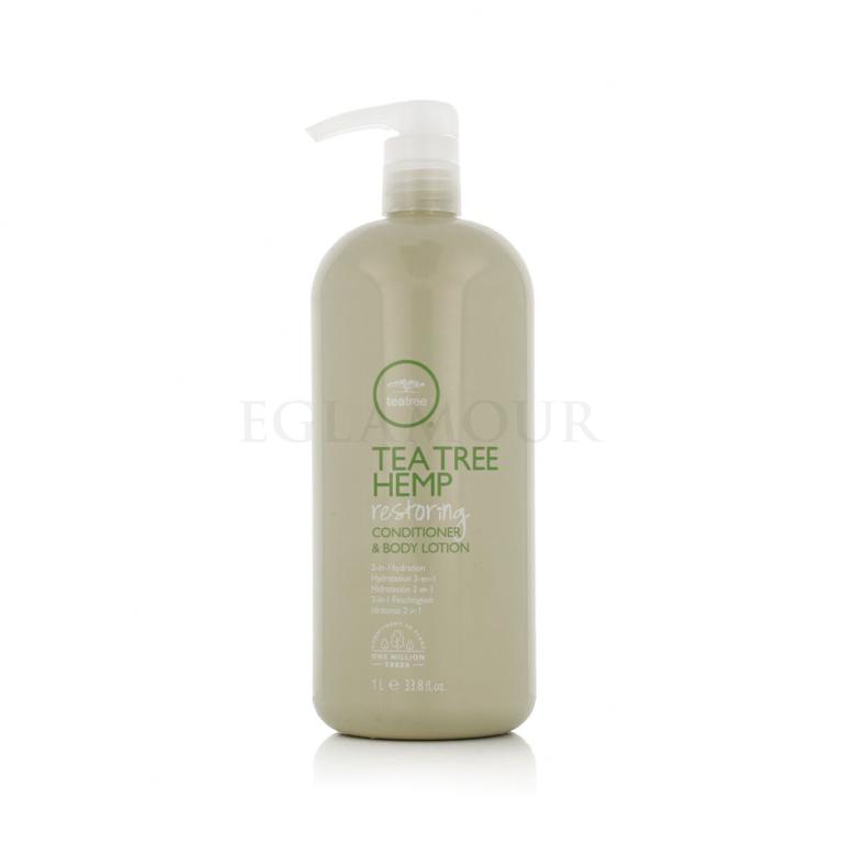 Paul Mitchell TEA TREE Hemp Restoring Conditioner &amp; Body Lotion Odżywka 1000 ml