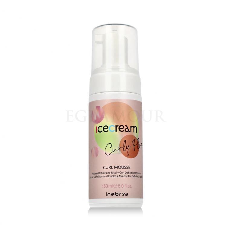 Inebrya Ice Cream Curly Plus Curl Mousse Utrwalenie fal i loków 150 ml