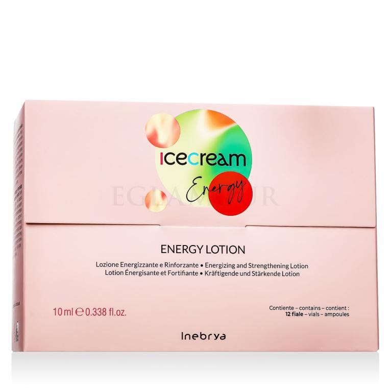 Inebrya Ice Cream Energy Lotion Ampoules Serum do włosów 12x10 ml