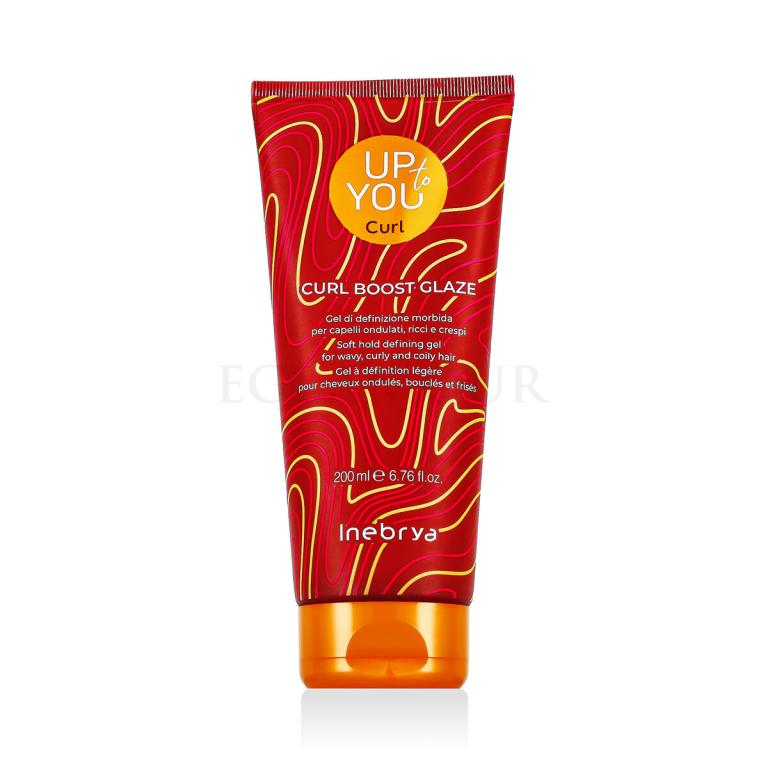 Inebrya Up To You Curl Boost Glaze Żel do włosów 200 ml