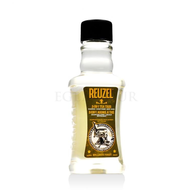 Reuzel 3 in 1 Tea Tree Szampon do włosów dla mężczyzn 100 ml