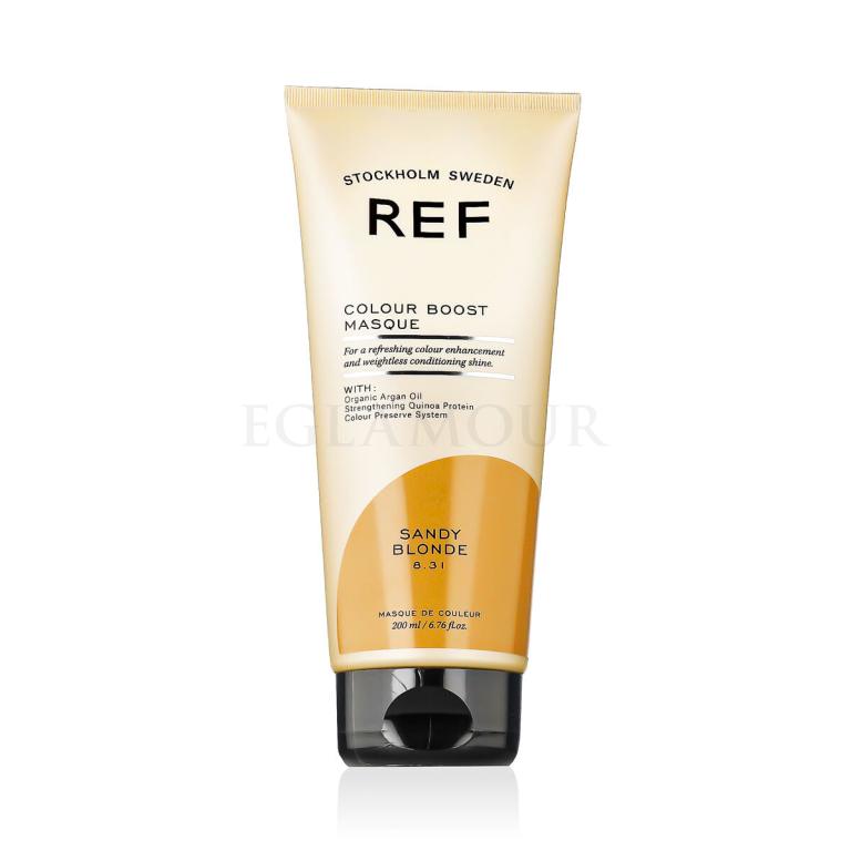 REF Colour Boost Masque Farba do włosów 200 ml Odcień Sandy Blonde 8.31