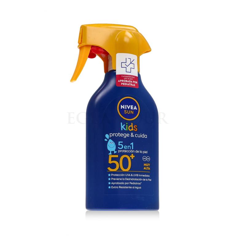 Nivea Sun Kids Protect &amp; Care Sun Spray 5 in 1 SPF50+ Preparat do opalania ciała dla dzieci 270 ml