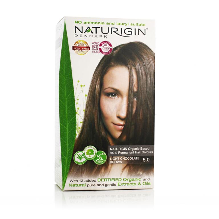Naturigin Permanent Hair Colour Farba do włosów 115 ml Odcień Light Chocolate Brown 5.0