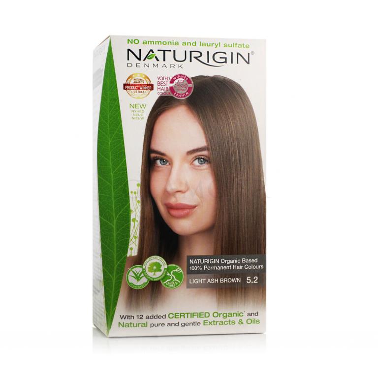 Naturigin Permanent Hair Colour Farba do włosów 115 ml Odcień Light Ash Brown 5.2