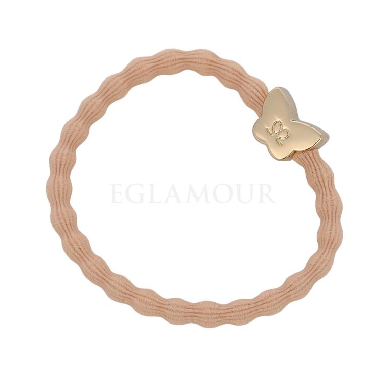 By Eloise London Gold Butterfly Gumka do włosów dla kobiet 1 szt Odcień Peach