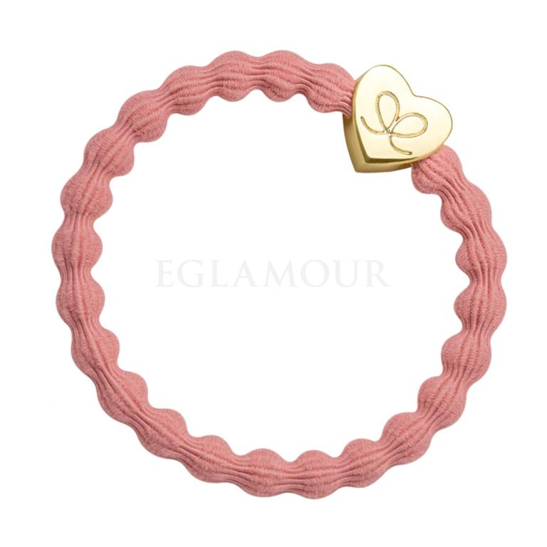 By Eloise London Gold Heart Gumka do włosów dla kobiet 1 szt Odcień Coral