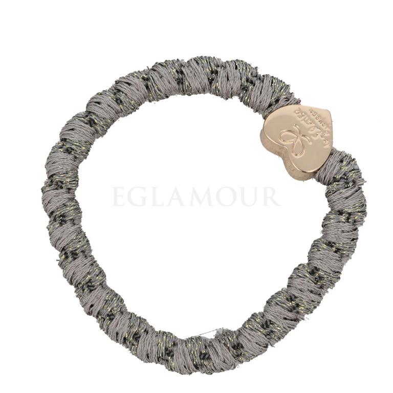 By Eloise London Woven Gold Heart Gumka do włosów dla kobiet 1 szt Odcień Pebble Grey