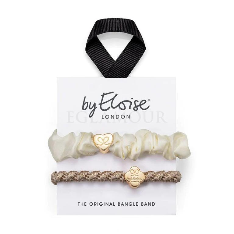 By Eloise London Set Cream and Gold Gumka do włosów dla kobiet 1 szt