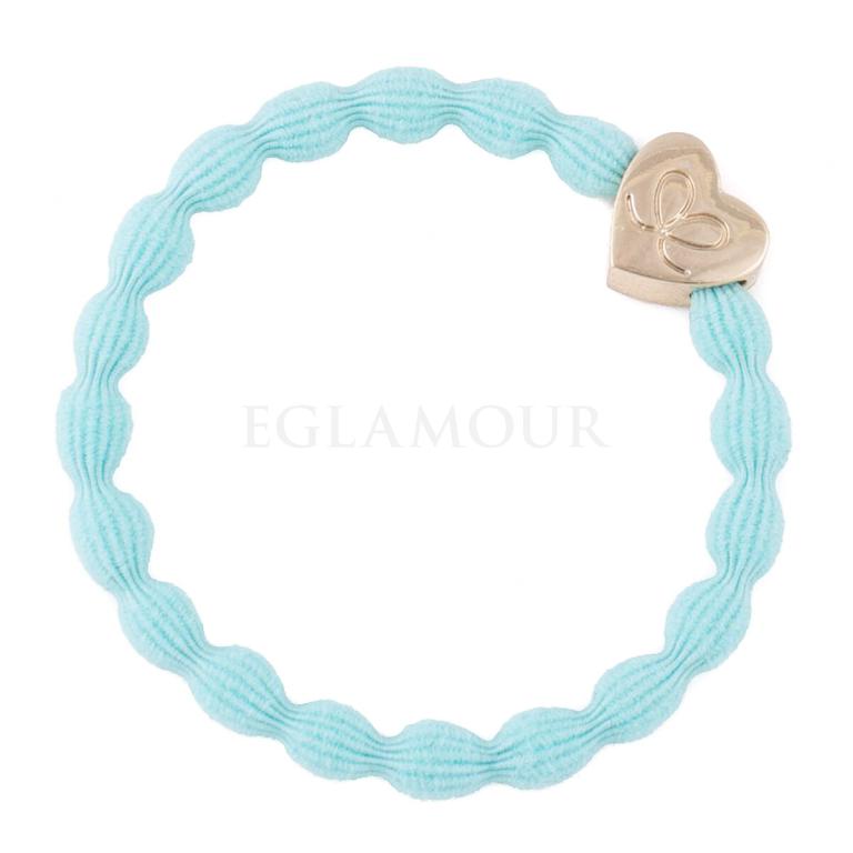 By Eloise London Gold Heart Gumka do włosów dla kobiet 1 szt Odcień Turquoise