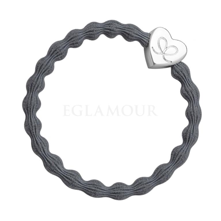 By Eloise London Silver Heart Gumka do włosów dla kobiet 1 szt Odcień Storm Grey