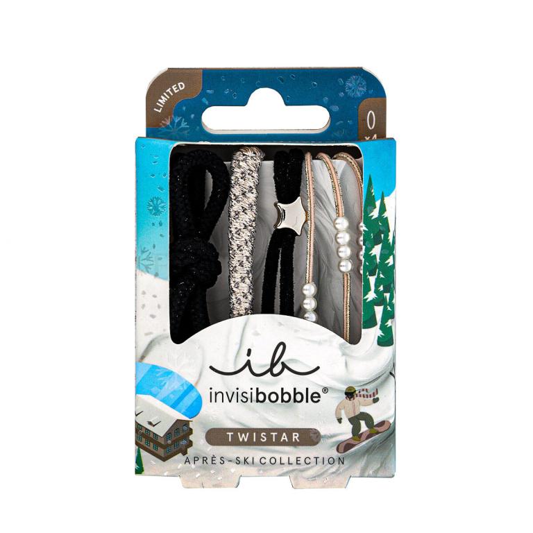 Invisibobble Apres-Ski Twistar Gumka do włosów dla kobiet Odcień Fondue Lover Zestaw