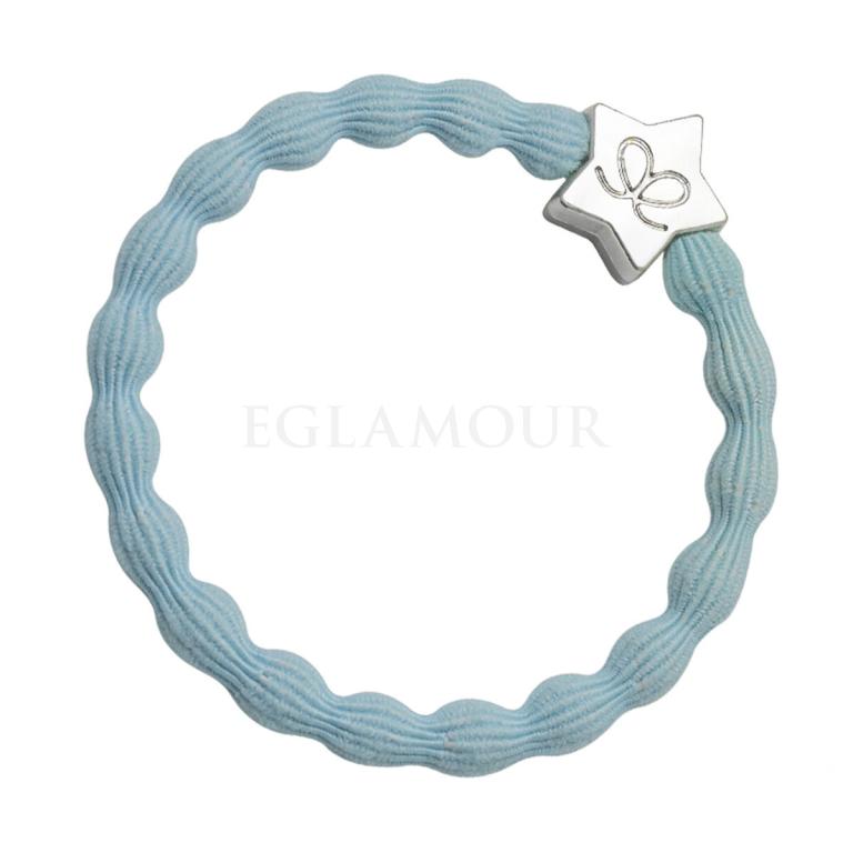 By Eloise London Silver Star Gumka do włosów dla kobiet 1 szt Odcień Sky Blue