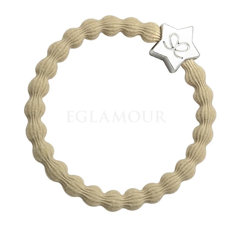 By Eloise London Silver Star Gumka do włosów dla kobiet 1 szt Odcień Sand