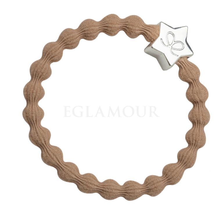 By Eloise London Silver Star Gumka do włosów dla kobiet 1 szt Odcień Nude