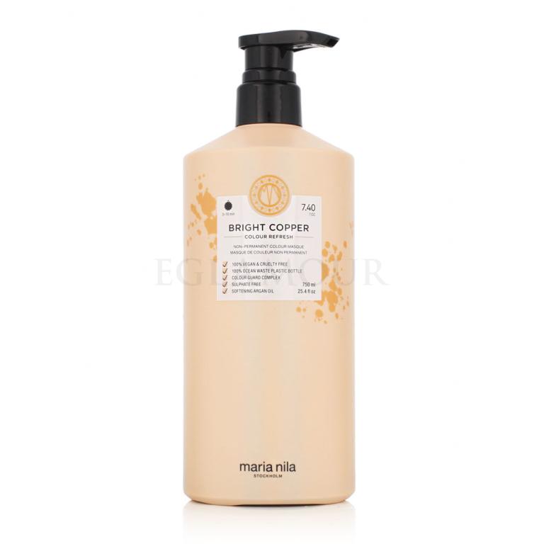 Maria Nila Colour Refresh Farba do włosów dla kobiet 750 ml Odcień 7.40 Bright Copper