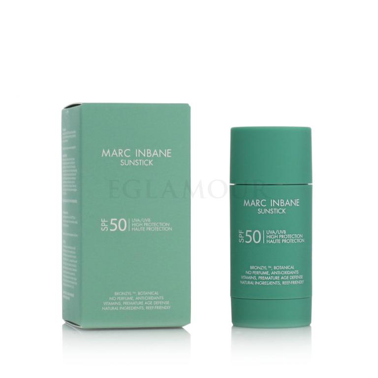 Marc Inbane Sunstick SPF50 Preparat do opalania twarzy 15 g Odcień zelená