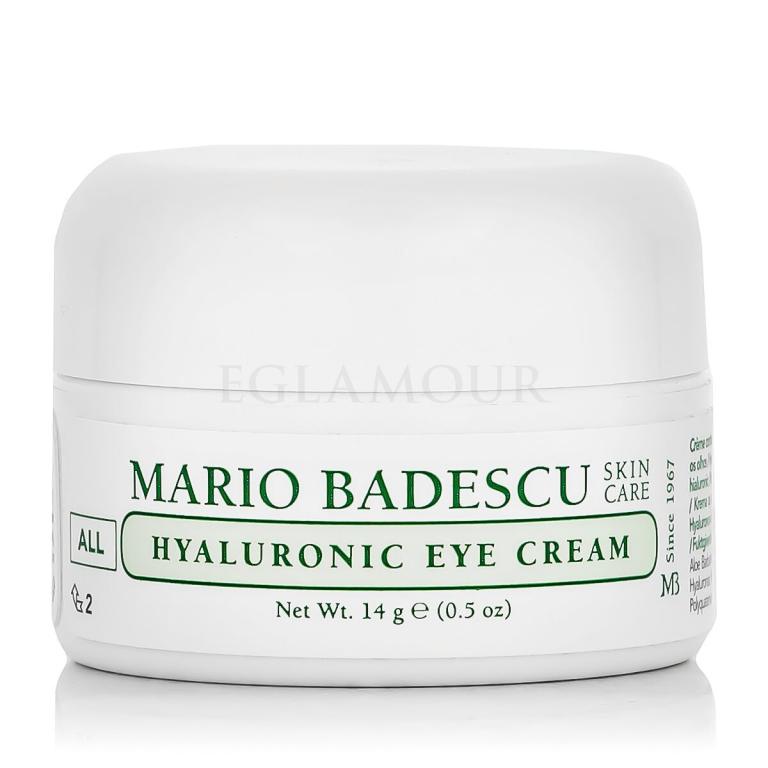 Mario Badescu Hyaluronic Eye Cream Krem pod oczy dla kobiet 14 g