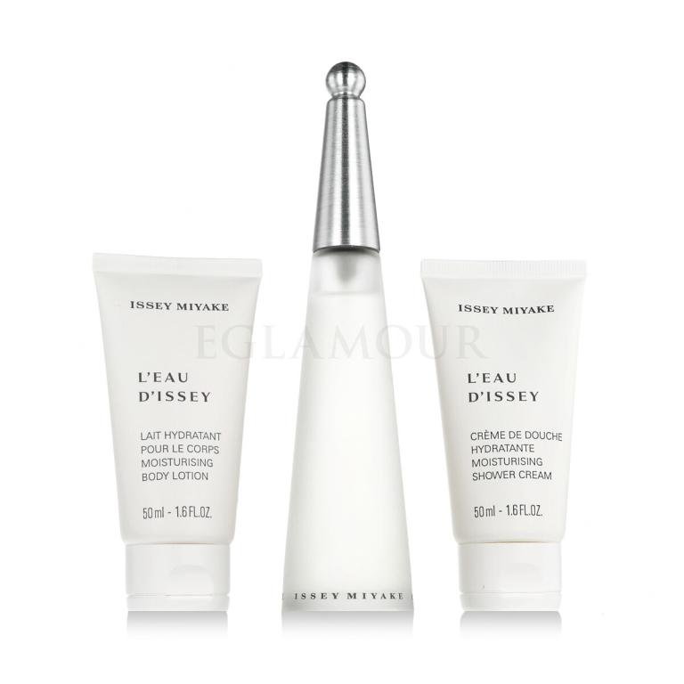 Issey Miyake L&#039;Eau D&#039;Issey Zestaw Edt 50ml + 50ml Balsam + 50ml Żel pod prysznic