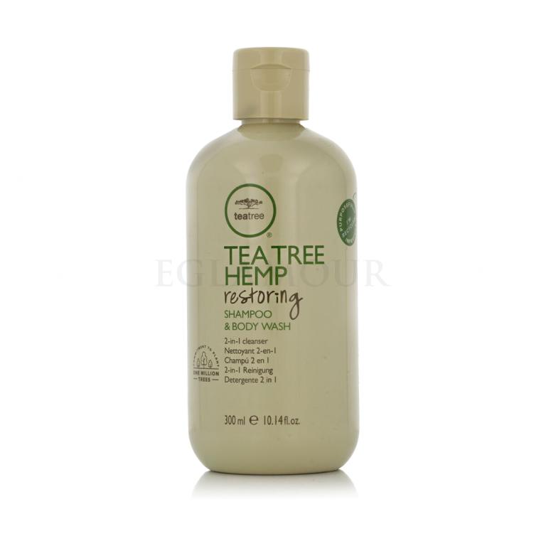 Paul Mitchell TEA TREE Hemp Restoring Shampoo &amp; Body Wash Szampon do włosów 300 ml