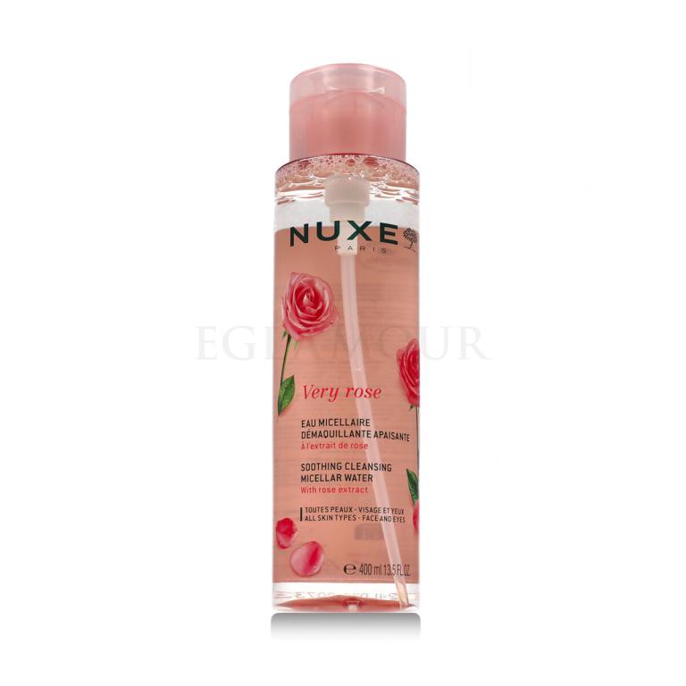 NUXE Very Rose Soothing Cleansing Micellar Water Płyn micelarny dla kobiet 400 ml