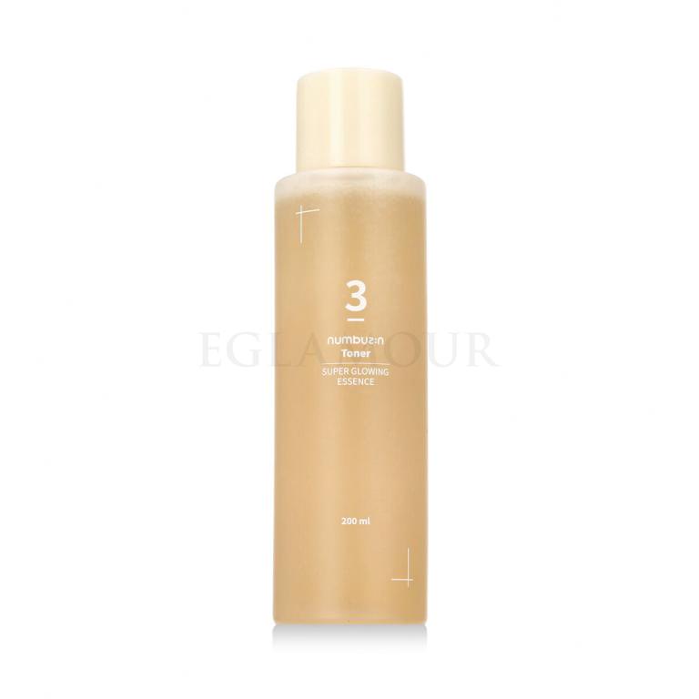 Numbuzin 3 Super Glowing Essence Toner Wody i spreje do twarzy 200 ml