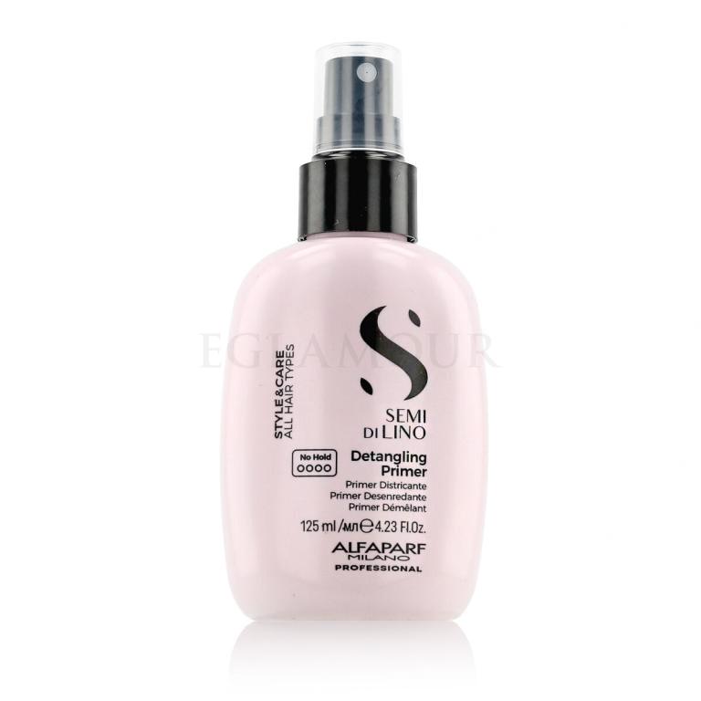 ALFAPARF MILANO Semi Di Lino Style &amp; Care Detangling Primer Pielęgnacja bez spłukiwania dla kobiet 125 ml