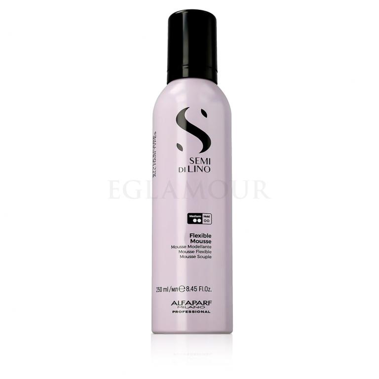 ALFAPARF MILANO Semi Di Lino Style &amp; Care Flexible Mousse Pianka do włosów dla kobiet 250 ml