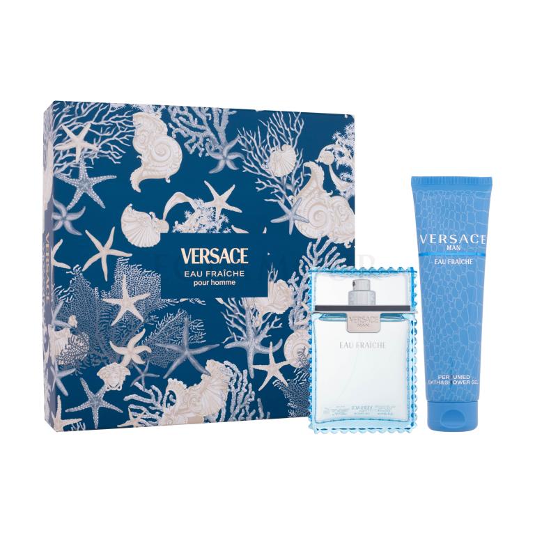 Versace Man Eau Fraiche Zestaw woda toaletowa 100 ml + żel pod prysznic 150 ml