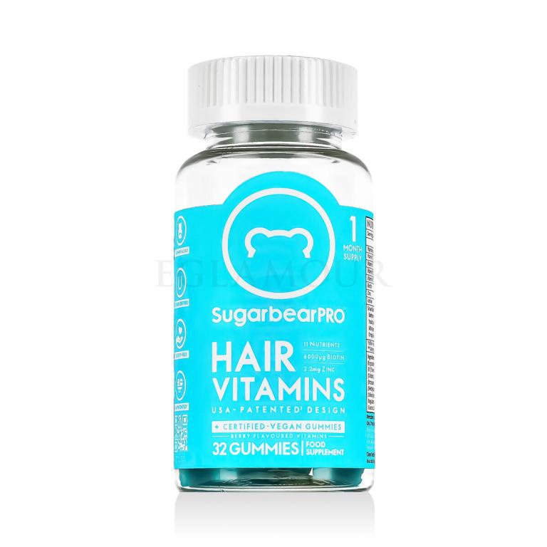 SugarbearPRO Hair Vitamins Suplement diety 32 szt