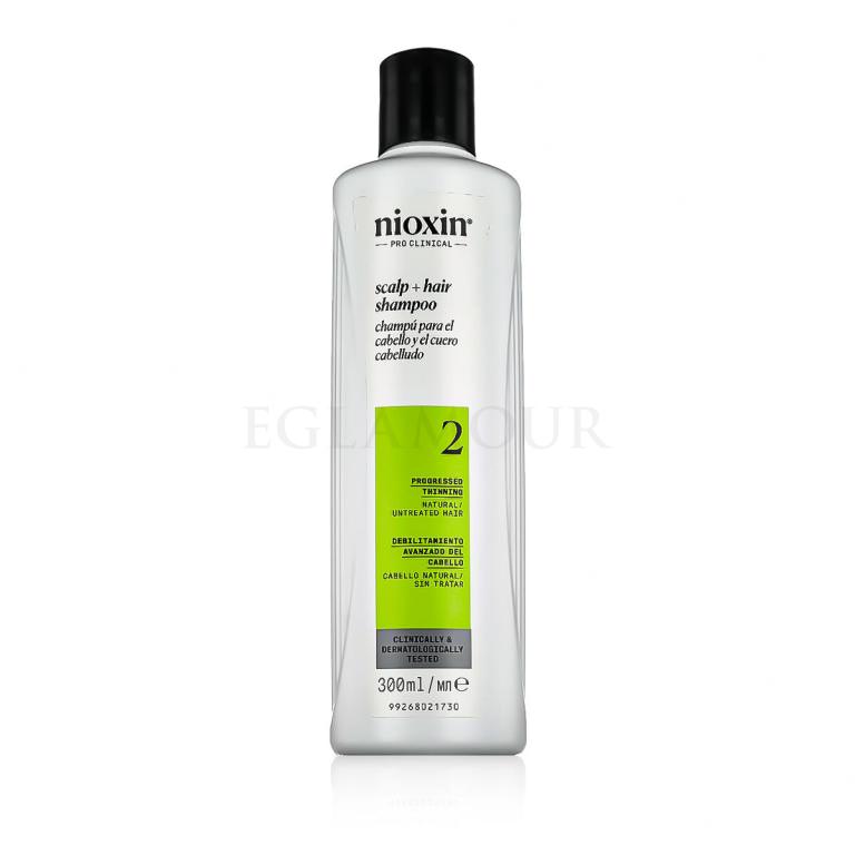 Nioxin System 2 Scalp + Hair Shampoo Szampon do włosów dla kobiet 300 ml